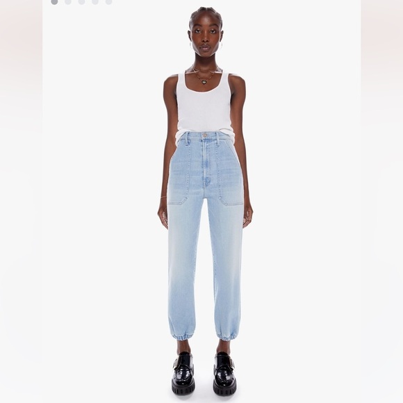 MOTHER The Wrapper Patch Springy Ankle Size 23 NWT - Picture 2 of 14